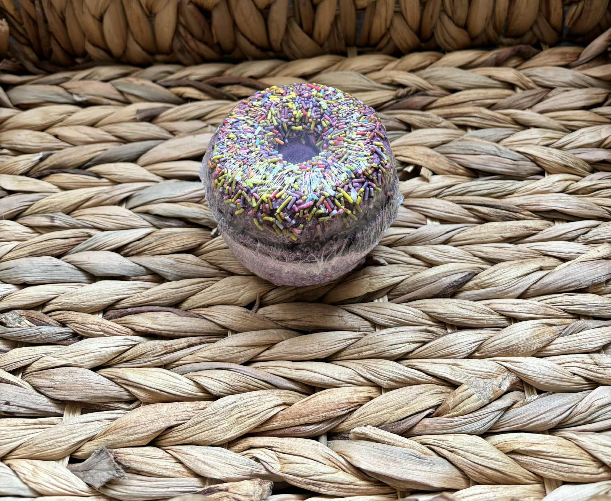 Blackberry & Almond Donut