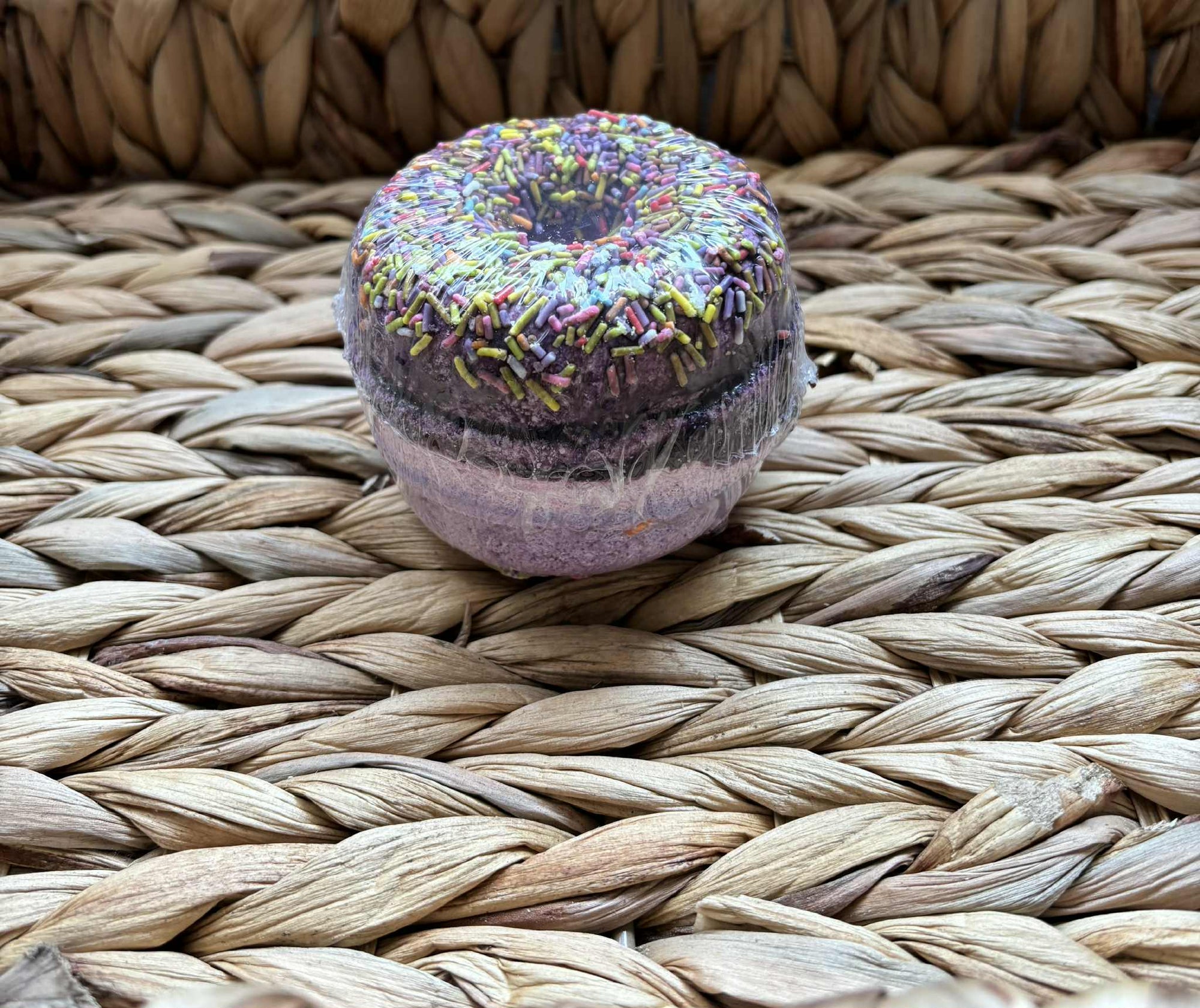 Blackberry & Almond Donut