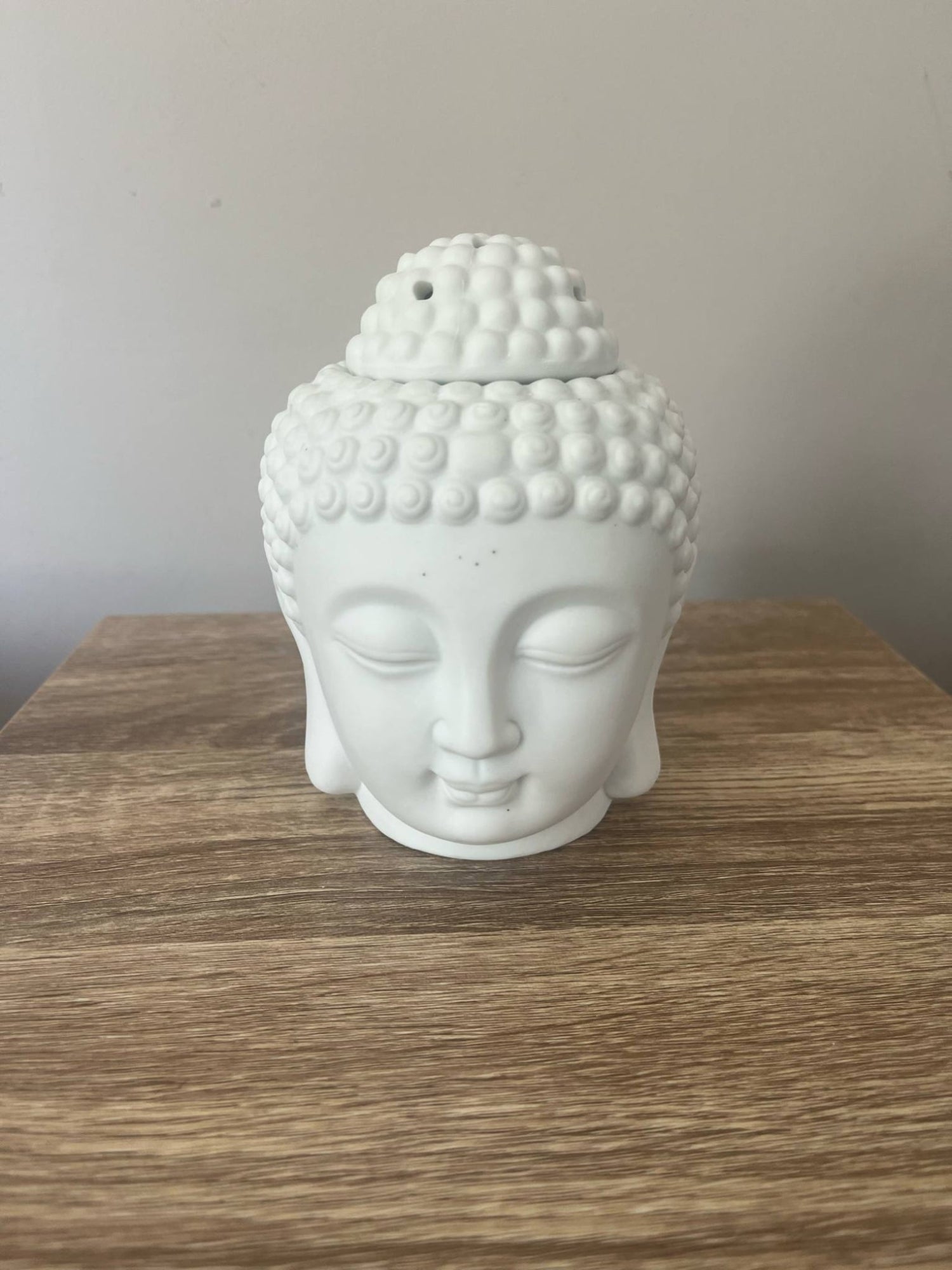 White Buddha Head